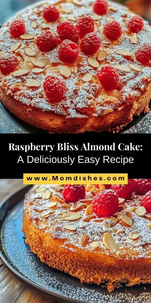 Discover the joy of baking with the Raspberry Bliss Almond Cake, a stunning dessert that combines the tartness of fresh raspberries with the nutty flavor of almond flour. Perfect for any occasion, this cake is light yet indulgent, making it a delightful treat. Packed with nutrition, the ingredients work together to create a beautifully balanced flavor profile. Follow our easy recipe for a cake that looks and tastes like a gourmet creation, impressing any guest with both its presentation and taste.