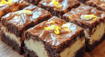 Decadent Cheesecake Brownies: A Perfect Fusion of Richness and Creaminess