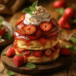 Strawberry shortcake is a timeless classic that graces dessert tables, especially during the warmer months when strawberries are at their peak. This delightful treat combines tender, buttery biscuits with the sweetness of ripe strawberries and a dollop of freshly whipped cream. Whether served at summer picnics, birthday parties, or family gatherings, strawberry shortcake brings a sense of nostalgia and joy that few desserts can replicate.