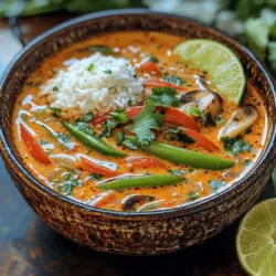 In this blog post, we will explore the delightful and aromatic world of Thai cuisine, focusing on a recipe that is both comforting and invigorating: Heavenly Thai Coconut Curry Soup. This soup is a harmonious blend of flavors, featuring rich coconut milk, fragrant spices, and a variety of colorful vegetables. If you're searching for a dish that can easily transition from a quick weeknight dinner to an impressive centerpiece for your next gathering, look no further. The combination of creamy coconut, vibrant vegetables, and aromatic herbs makes this soup a favorite among food lovers.