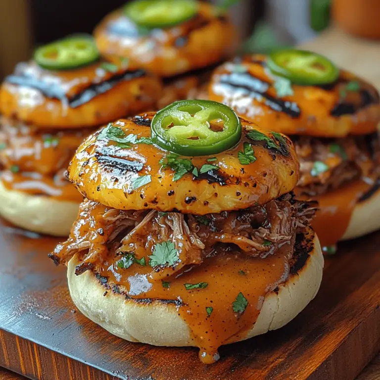 If you're searching for a crowd-pleasing dish that combines sweet and spicy flavors, look no further than Spicy Pineapple BBQ Pork Sliders. This delightful recipe marries the tropical notes of pineapple with a zesty barbecue sauce, creating a flavor explosion in every bite. The balance of sweetness from the pineapple and the heat from the barbecue sauce makes these sliders an irresistible choice for any gathering or casual meal.