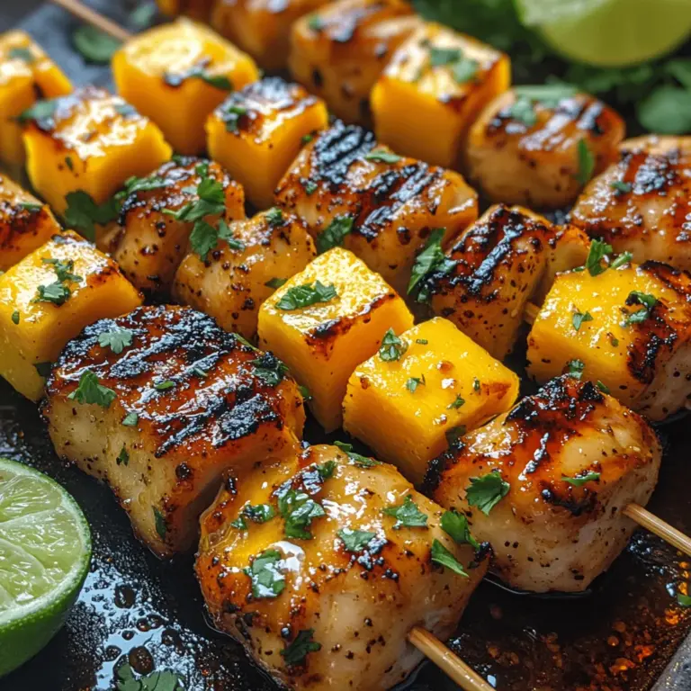 If you're searching for a vibrant and exciting dish that perfectly balances sweet and spicy, look no further than Mango Habanero Chicken Skewers. This culinary delight is perfect for summer barbecues, family gatherings, or any occasion that calls for a flavor-packed meal. The combination of succulent chicken thighs marinated in a zesty mango-habanero blend creates a taste sensation that will tantalize your taste buds and have your guests coming back for more.