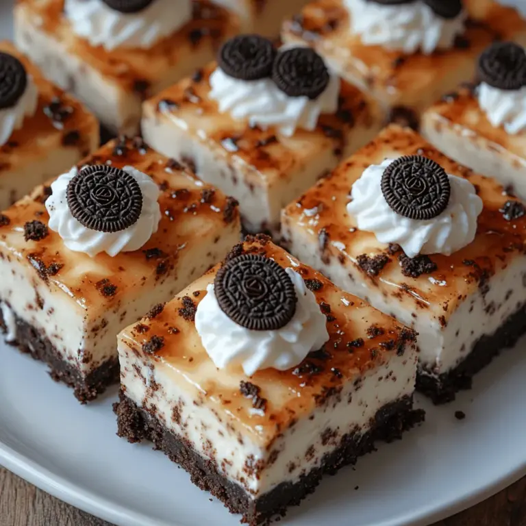 In the world of desserts, few treats can rival the allure of a rich, creamy cheesecake. Add to that the iconic crunch and flavor of Oreo cookies, and you have a winning combination that is hard to resist. But what if we told you that you could enjoy this delectable dessert without turning on your oven? Welcome to the realm of no-bake desserts, where convenience meets indulgence, and that’s exactly what our Dreamy No-Bake Oreo Cheesecake Bars offer.