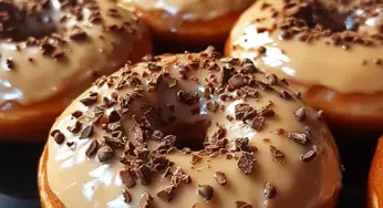 Espresso Bliss Glazed Donuts: A Delightful Coffee Treat
