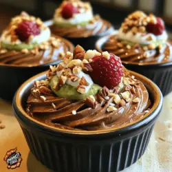 In today’s health-conscious world, the demand for delightful yet guilt-free desserts has surged. The combination of nutrition and indulgence is at the forefront of culinary innovation, making healthy desserts a favorite among food enthusiasts. One such dessert that has captivated taste buds and hearts alike is the Divine Avocado Chocolate Mousse. This luscious treat not only satisfies your sweet cravings but also aligns with your health goals, making it a perfect choice for any occasion.