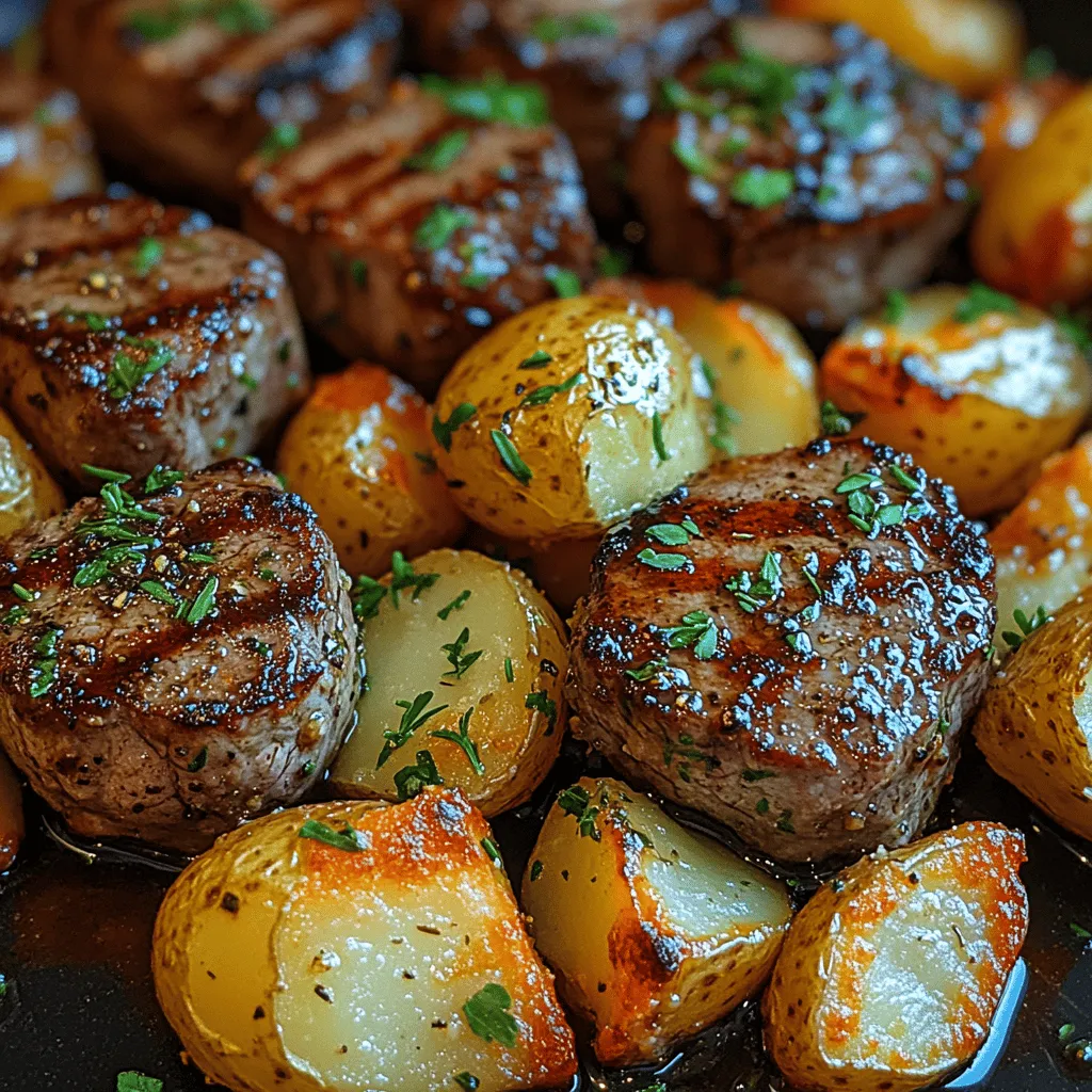 In the world of comfort food, few dishes can compete with the mouthwatering allure of Sizzling Garlic Butter Steak Bites paired with Crispy Potatoes. This dish is more than just a meal; it’s an experience that fuses tender, juicy steak with the satisfying crunch of perfectly fried potatoes. It is a celebration of simplicity, where quality ingredients shine through, delivering rich flavors that are perfect for both weeknight dinners and special occasions.
