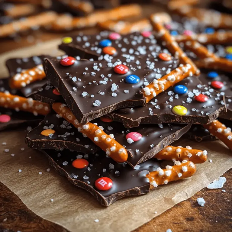 In recent years, the culinary landscape has seen an explosion of interest in sweet and salty snacks, capturing the attention of food enthusiasts and casual munchers alike. The dynamic interplay between these contrasting flavors creates an irresistible taste experience that keeps people coming back for more. One delightful example of this trend is Dark Chocolate Sea Salt Pretzel Bark—a treat that masterfully combines the rich, velvety notes of dark chocolate with the satisfying crunch of pretzels, all elevated by a sprinkle of flaky sea salt.