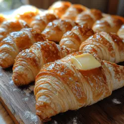 The allure of homemade croissants is undeniable. The moment you pull a golden-brown croissant from the oven, the aroma wafting through your kitchen is a sensory delight that brings smiles to faces. These flaky pastries, with their delicate layers and rich buttery flavor, are the epitome of French baking. There’s something remarkably satisfying about creating these treats from scratch, knowing that each bite boasts a perfect combination of crunch and tenderness.