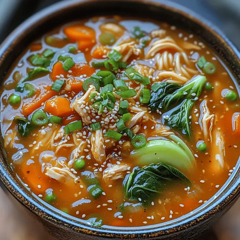 If you’re searching for a comforting dish that combines heartwarming flavors with nutritious ingredients, look no further than Savory Teriyaki Chicken Noodle Soup. This delightful recipe features tender chicken, vibrant vegetables, and a rich, savory broth, all enveloped in a medley of flavors that are sure to satisfy your cravings. Teriyaki Chicken Noodle Soup not only warms your body but also soothes your soul, making it the perfect meal for any occasion.