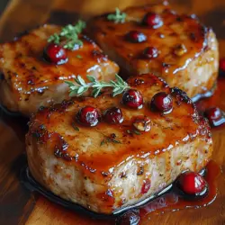 When it comes to satisfying meals that balance flavor and nutrition, few dishes can rival the allure of Cranberry Orange Glazed Pork Chops. This recipe exudes a delightful combination of sweet and tangy flavors, perfectly marrying the tartness of cranberries with the bright zest of oranges. The result is a dish that not only pleases the palate but also adds a festive touch to any dinner table, making it a perfect option for both weeknight dinners and special gatherings.
