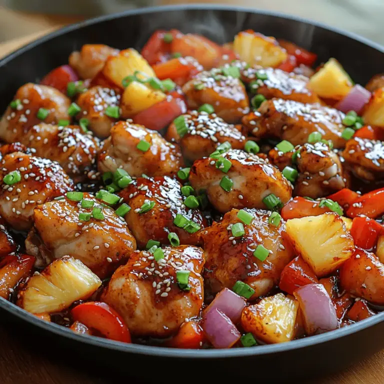 Exploring the main ingredients of this dish provides insight into its unique flavor profile and nutritional benefits. Each component plays a crucial role in achieving the perfect balance of sweet and spicy, ensuring that every bite is a delightful experience.