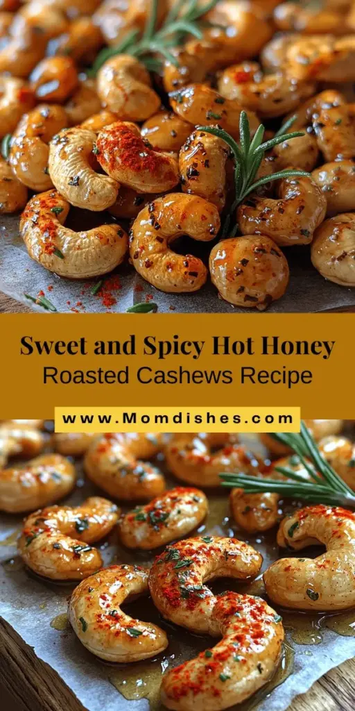 Discover the perfect balance of sweet and spicy with these Hot Honey Roasted Cashews! This recipe elevates the creamy texture of cashews by combining honey, olive oil, and a mix of spices, resulting in a deliciously crunchy snack that's ideal for any occasion. Easy to prepare and packed with nutrients, these cashews are perfect for movie nights, gatherings, or nutritious snacking on the go. Indulge guilt-free in this flavorful treat that your taste buds will love!