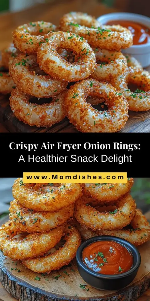 Indulge in the irresistible crunch of crispy air fryer onion rings, a healthier twist on a classic favorite! This simple recipe guides you through selecting the perfect onions, creating a flavorful breading station, and cooking them to golden perfection in an air fryer. Enjoy these savory rings as a snack, appetizer, or side dish, all while reaping the nutritional benefits of onions. Perfect for any occasion, these onion rings are sure to be a hit!