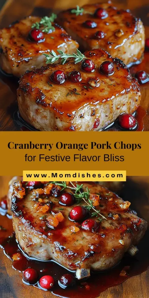 Discover the delightful flavors of Cranberry Orange Glazed Pork Chops with this easy and nutritious recipe. This dish beautifully combines sweet cranberries and zesty oranges, transforming ordinary pork chops into a culinary experience. Perfect for weeknight dinners or special occasions, the vibrant glaze not only enhances taste but also packs a nutritional punch. From searing techniques to pairing ideas, elevate your meal and impress your guests with this delicious recipe!