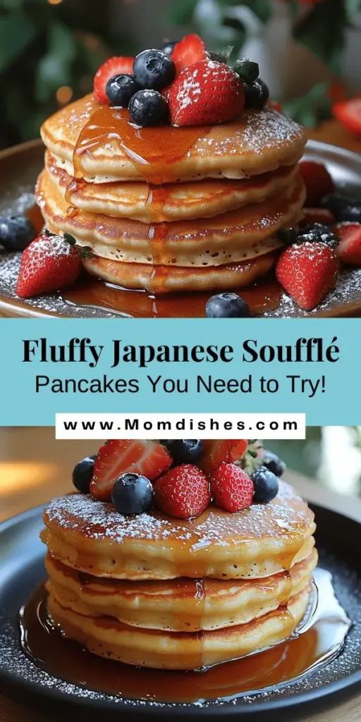 Dive into the delightful world of Japanese soufflé pancakes, where lightness and flavor collide to create a breakfast experience unlike any other. Known for their fluffy, cloud-like texture, these pancakes are a treat that feels more like dessert than a morning meal. With the right techniques, you can easily make them at home. Impress family and friends with layers of deliciousness topped with whipped cream and fresh fruit. Elevate your brunch game today!