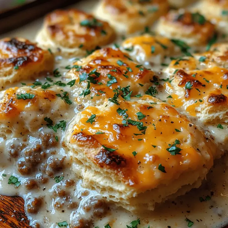 To truly appreciate the Savory Biscuit & Sausage Gravy Casserole, it’s essential to delve into its individual components. Each element contributes to the overall flavor and texture, transforming simple ingredients into a comforting meal that warms the heart.