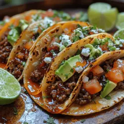 Tacos have emerged as a beloved dish in kitchens and restaurants around the globe, known for their versatility and ease of preparation. Among the many varieties, Sizzling Garlic Butter Honey BBQ Beef Tacos stand out, combining rich, savory flavors with a hint of sweetness that tantalizes the taste buds. The magic of this dish lies in the perfect balance of flavors: the umami of the beef, the aromatic notes of garlic, the rich creaminess of butter, the sweetness of honey, and the smoky tang of BBQ sauce. This unique combination creates a mouthwatering experience that is hard to resist.