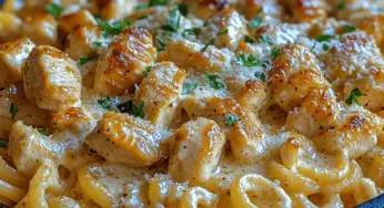 Creamy Garlic Butter Chicken & Rotini: A Comforting Dish for Any Occasion