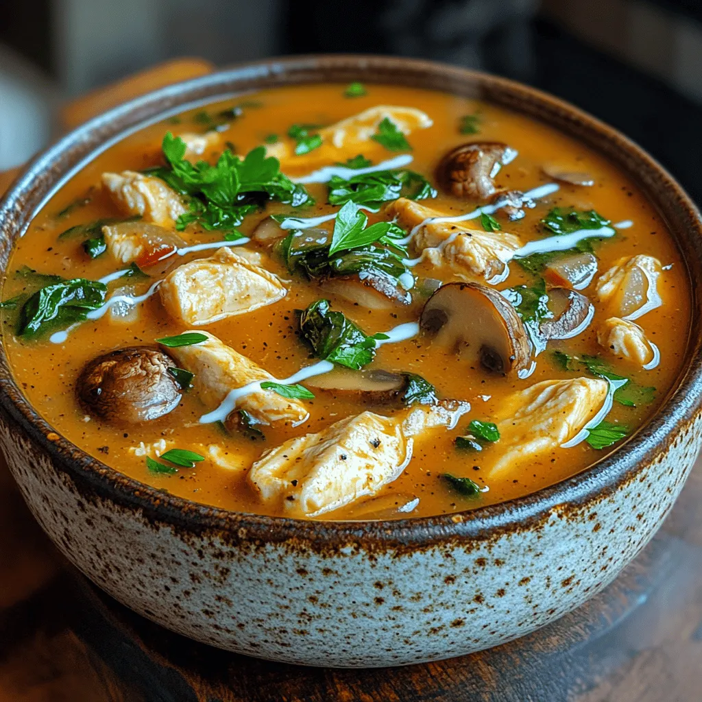 As the days grow shorter and the evenings cooler, nothing warms the soul quite like a bowl of homemade soup. Enter the Creamy Forest Delight: Mushroom Chicken Soup, a dish that captures the essence of comfort with its rich flavors and inviting aroma. This delectable soup marries the earthy, umami notes of mushrooms with the tender heartiness of chicken, creating a meal that's perfect for cozy evenings or festive family gatherings.