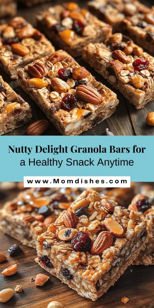 Discover the delicious and nutritious Nutty Delight Granola Bars, the perfect snack for any time of the day! Packed with wholesome ingredients like rolled oats, mixed nuts, and natural sweeteners, these bars provide the energy boost you need. Easy to make and customizable for your dietary preferences, they’re great for breakfast on the go or a midday treat. Follow our step-by-step guide to create your own batch and enjoy their delightful flavors and health benefits.