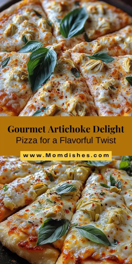 Discover the delicious twist of Artichoke Delight Pizza, a gourmet take on a classic favorite! This pizza combines rich, earthy artichokes with creamy cheeses and aromatic herbs, offering a unique flavor profile that goes beyond traditional toppings. Perfect for family dinners or casual gatherings, our guide provides step-by-step instructions to craft this visually appealing dish at home. Impress your guests and elevate your pizza night with this delightful recipe that's both satisfying and nutritious.