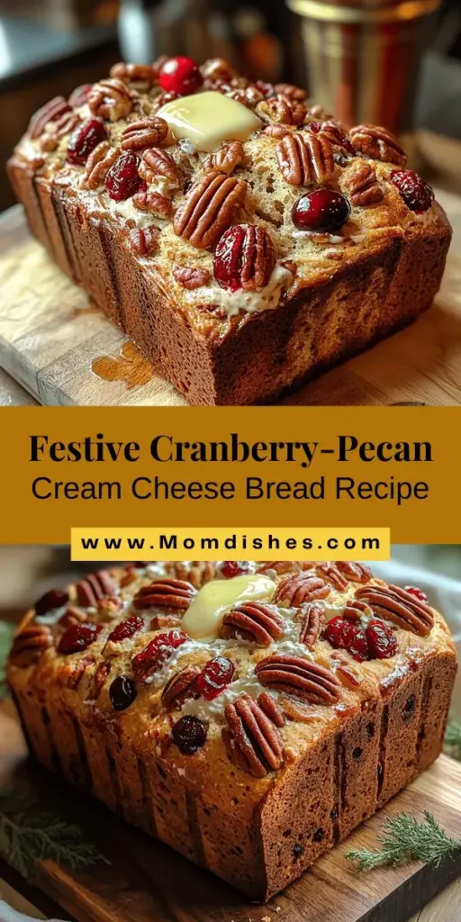 Discover the joy of baking with our Cranberry-Pecan Cream Cheese Bread Delight, the perfect festive treat for any occasion! This easy-to-follow recipe combines tart cranberries, creamy cream cheese, and crunchy pecans into a delicious loaf that’s great for breakfast, snacking, or dessert. With step-by-step instructions and ingredient insights, you'll create a delightful centerpiece for your holiday gatherings or cozy brunches. Enjoy the warmth and flavors of this inviting bread!