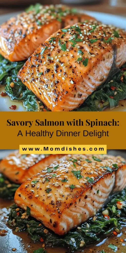Dive into the delicious world of Savory Salmon Delight with Spinach, where health meets flavor. This nutritious recipe pairs the rich, buttery texture of wild salmon with the vibrant freshness of sautéed spinach, creating an ideal meal for any occasion. Packed with omega-3 fatty acids and essential vitamins, this dish supports heart health and overall wellness. Learn how to prepare and perfect this delightful meal at home, ensuring you impress family and friends with a satisfying, wholesome dinner. Get ready for a culinary adventure!