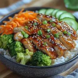 Savory Teriyaki Chicken Rice Bowls: A Delicious and Balanced Meal Option