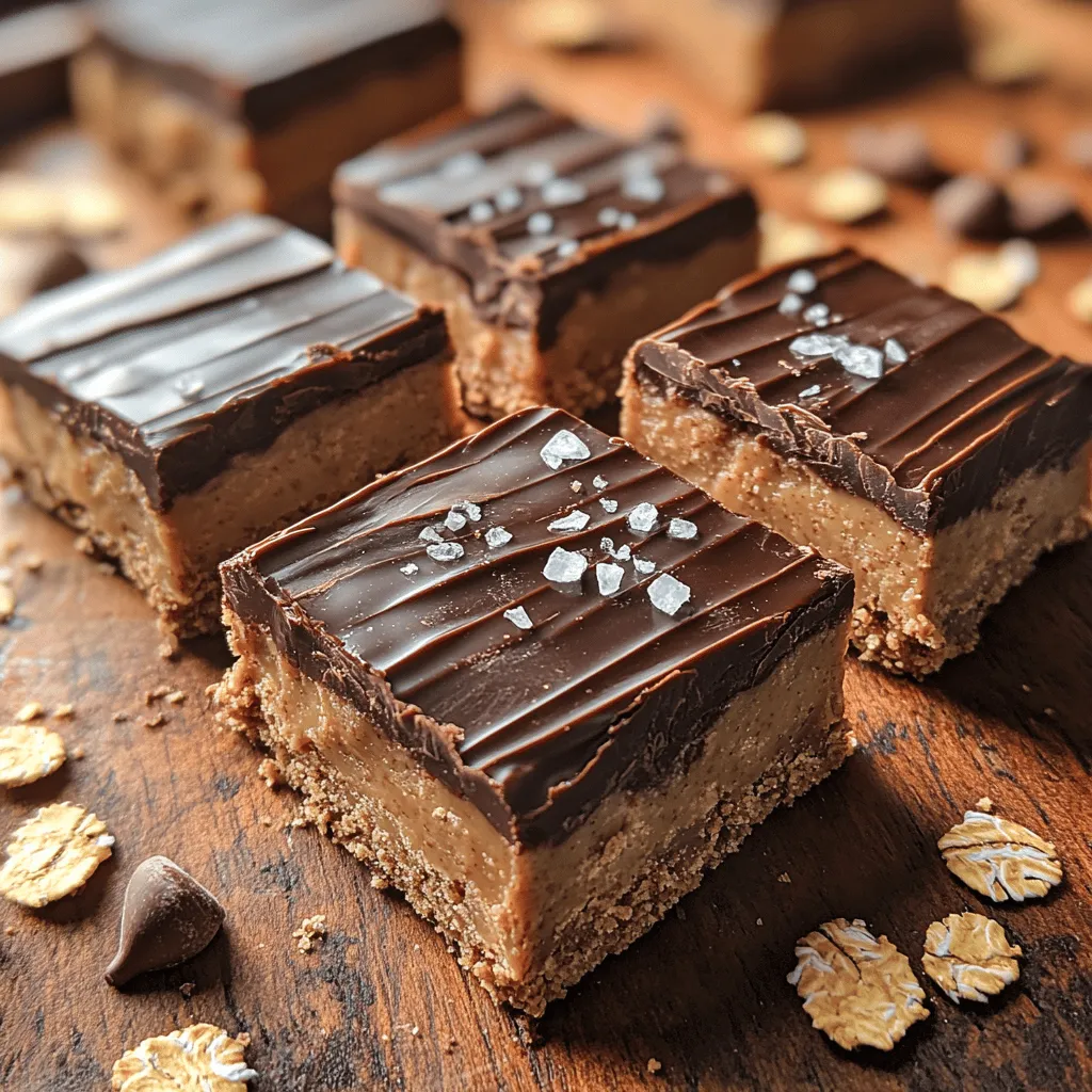 In the world of desserts, the trend of no-bake treats has been capturing hearts and taste buds across the globe. The allure of whipping up a scrumptious dessert without the need for an oven is not just a time-saver; it’s also a game-changer for those who dread the heat of the kitchen. Among these delightful concoctions, <strong>Decadent No-Bake Chocolate Peanut Butter Bars</strong> stand out as an exceptional choice, effortlessly combining rich chocolate flavors with the creamy, nutty goodness of peanut butter.” /></p>
</p>
<h3>Preparing the Pan</h3>
</p>
<p>Before diving into the delightful process of making Decadent No-Bake Chocolate Peanut Butter Bars, it’s essential to prepare your baking dish properly. Start by choosing an 8×8-inch or 9×9-inch square baking dish, depending on how thick you want your bars to be. To facilitate easy removal and ensure that your bars come out intact, line the dish with parchment paper.</p>
</p>
<p>Cut a piece of parchment paper long enough to cover the bottom and hang over the sides. This overhang acts as a helpful handle when it comes time to lift the bars out of the pan. Additionally, lightly greasing the parchment with a small amount of cooking spray or oil can further prevent sticking. This simple step saves you from the hassle of trying to scrape the bars out later and keeps their beautiful edges intact.</p>
</p>
<h3>Mixing Ingredients</h3>
</p>
<p>Once your pan is prepared, it’s time to mix your ingredients. In a large mixing bowl, combine the creamy peanut butter, melted coconut oil, and sweetener of your choice, such as maple syrup or honey. Using a spatula or a wooden spoon, stir these ingredients until they are well-blended, forming a silky mixture.</p>
</p>
<p>Next, it’s time to add the dry ingredients: the crushed graham crackers, cocoa powder, and a pinch of salt. It’s important to mix thoroughly to achieve a consistent texture. The mixture should be thick and slightly sticky but still moldable, resembling a cookie dough consistency. If your mixture feels too dry, you can add a tablespoon of water or additional coconut oil to achieve the desired moisture level. Conversely, if it appears too wet, sprinkle in a few extra crushed graham crackers.</p>
</p>
<h3>Pressing Mixture into the Pan</h3>
</p>
<p>To create the perfect base for your chocolate peanut butter bars, you must press the mixture firmly and evenly into the prepared pan. Start by adding all the mixture into the baking dish, then use a spatula or the back of a measuring cup to press it down. Ensure that the layer is even throughout, as this is crucial for achieving the right texture and ensuring that the bars hold together once set.</p>
</p>
<p>Pressing firmly will help eliminate air pockets and create a solid foundation for the topping. If you notice any uneven spots, take the time to smooth them out, as this will affect the overall appearance and structure of the bars. Once you have an even layer, set the pan aside while you prepare the chocolate topping.</p>
</p>
<h3>Melting the Chocolate</h3>
</p>
<p>Melting chocolate can be simple if done correctly. You can choose between the microwave method or using a double boiler. If using the microwave, break the chocolate into small pieces to ensure even melting. Place it in a microwave-safe bowl and heat in 30-second intervals, stirring after each interval until fully melted and smooth.</p>
</p>
<p>If you prefer the double boiler method, place a heatproof bowl over a pot of simmering water, making sure the bowl does not touch the water. Add the chocolate and stir gently until melted. This method helps to prevent the chocolate from burning, which can happen quickly in the microwave. Once melted, remove from heat and let it cool for a minute before pouring over the pressed peanut butter layer to avoid melting it.</p>
</p>
<h3>Topping the Bars</h3>
</p>
<p>To achieve a perfect chocolate layer on your bars, pour the melted chocolate over the pressed peanut butter mixture in the pan. Use a spatula to spread the chocolate evenly across the surface, taking care to cover all edges. For an added decorative touch, consider sprinkling a handful of crushed peanuts, sea salt, or even a drizzle of extra peanut butter on top before the chocolate sets.</p>
</p>
<p>These toppings not only enhance the visual appeal but also add an extra crunch and flavor dimension to the bars. Once you are satisfied with the chocolate layer, it’s time to let the bars chill and set.</p>
</p>
<h3>Chilling and Setting</h3>
</p>
<p>Chilling is a crucial step in the preparation of your no-bake chocolate peanut butter bars. Place the pan in the refrigerator for at least 2 hours or until the chocolate is firm and the bars are set. This process allows the chocolate to harden properly and helps the peanut butter layer to bind together, which is essential for easy cutting and serving later on.</p>
</p>
<p>If you are in a hurry, you can also place the bars in the freezer for about 30 minutes. Just be cautious not to leave them too long, as you don’t want them to freeze completely. The right chilling time ensures that when you cut into the bars, they hold their shape beautifully.</p>
</p>
<h3>Cutting and Serving</h3>
</p>
<p>Once your bars have chilled and set, it’s time to cut them into pieces. Use a sharp knife to slice the bars into squares or rectangles, depending on your preferred serving size. For professional-looking bars, wipe the knife with a damp cloth between cuts to ensure clean edges.</p>
</p>
<p>Presentation can elevate the experience, so consider arranging the bars on a beautiful platter or serving them individually wrapped for a delightful treat. These bars can be enjoyed as a quick snack, a post-workout energy boost, or a delicious dessert.</p>
</p>
<h3>Nutritional Information</h3>
</p>
<p>Each serving of these Decadent No-Bake Chocolate Peanut Butter Bars is not only delicious but also packed with nutrients. Here’s a breakdown of the nutritional information per serving (assuming the recipe makes 16 bars):</p>
</p>
<p>– Calories: 180</p>
<p>– Fat: 10g</p>
<p>– Carbohydrates: 20g</p>
<p>– Fiber: 2g</p>
<p>– Protein: 4g</p>
<p>– Sugar: 8g</p>
</p>
<p>For those with specific dietary needs, modifications can be easily made. You can substitute gluten-free graham crackers or oats for a gluten-free version. For a sugar-free option, consider using a sugar-free syrup or sweetener. Adjusting these ingredients allows everyone to enjoy these bars without compromising on taste.</p>
</p>
<h3>Storage and Shelf Life</h3>
</p>
<p>To keep your Decadent No-Bake Chocolate Peanut Butter Bars fresh, store them in an airtight container in the refrigerator. They can last up to one week, maintaining their texture and flavor. For longer storage, consider freezing them. Place the cut bars in a single layer in a freezer-safe container, separating layers with parchment paper. They can last for up to three months in the freezer.</p>
</p>
<p>Refrigeration is particularly important for no-bake desserts like these, as it helps maintain their structure and prevents spoilage. When you want to enjoy a bar from the freezer, simply let it thaw in the refrigerator for a couple of hours before serving.</p>
</p>
<h3>Conclusion</h3>
</p>
<p>In summary, these Decadent No-Bake Chocolate Peanut Butter Bars are not only simple to prepare but also incredibly delicious. The combination of rich chocolate and creamy peanut butter creates a perfect balance of flavors that will satisfy any sweet tooth.</p>
</p>
<p>Whether you need a quick snack, a dessert for entertaining, or a wholesome treat for your family, these bars are versatile enough to serve in various settings. With just a few simple steps, you can whip up a batch of these mouthwatering bars that are sure to impress.</p>
</p>
<p>So go ahead, gather your ingredients, and enjoy making this delightful recipe that promises to be a hit with everyone who tries them!</p>
</div>