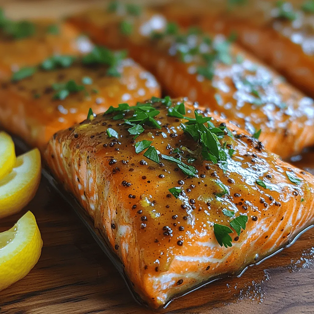 If you’re looking for a dish that is not only delicious but also easy to prepare, look no further than honey mustard glazed salmon. This dish beautifully marries the sweet notes of honey with the tangy zest of mustard, creating a flavor profile that is both delightful and sophisticated. Salmon, known for its rich taste and flaky texture, is a versatile protein choice that can be enjoyed in various cuisines. Not only does it tantalize the palate, but it also brings a wealth of health benefits to the table.