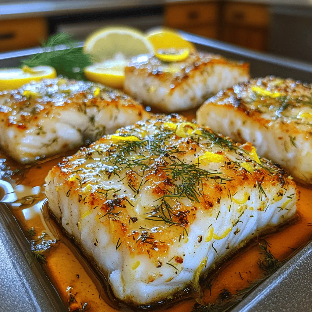 Zesty Baked Lemon Dill Cod Fillets are not just a feast for the eyes, but they also deliver an explosion of flavors that make for a delightful meal. The combination of fresh lemon, aromatic dill, and tender cod creates a dish that is both light and satisfying, perfect for a family dinner or a special occasion. As we strive to incorporate more healthy options into our diets, this recipe stands out, offering a delicious way to enjoy fish without compromising on taste.