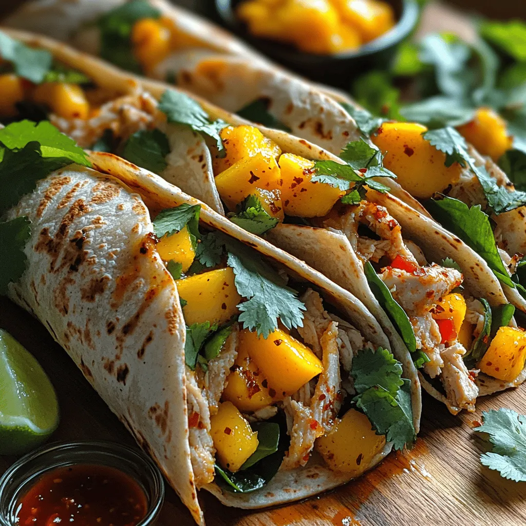 In today's fast-paced world, wraps have emerged as a popular meal option, celebrated for their versatility and convenience. Whether for a quick lunch, a picnic, or a satisfying dinner, wraps can be filled with virtually anything, making them a go-to choice for many culinary enthusiasts. Among the myriad of wrap combinations, Spicy Mango Chicken Wraps stand out for their unique blend of flavors and textures. This dish marries the succulent taste of chicken with the sweet, tropical notes of mango, all while delivering a satisfying crunch from fresh vegetables.
