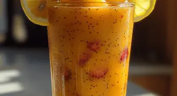 Tropical Bliss Frozen Mango Strawberry Lemonade