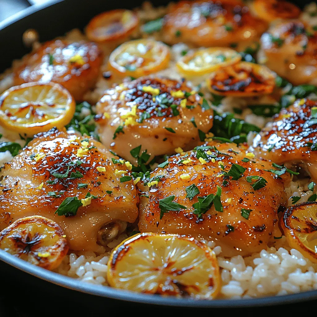 Are you looking for a quick and delicious meal that doesn’t sacrifice flavor for convenience? Look no further than the Zesty One-Pan Lemon Garlic Chicken & Rice! This dish is a perfect blend of succulent chicken thighs, fragrant jasmine rice, and a medley of fresh ingredients, all cooked together in one pan for an easy and satisfying dinner. Not only does it deliver on taste, but it also checks all the boxes for a busy weeknight meal: minimal cleanup, quick prep time, and a delightful explosion of flavors.