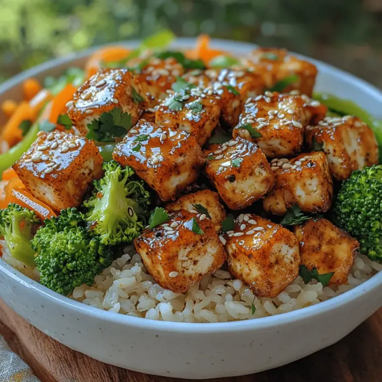 In recent years, the culinary world has seen a remarkable shift towards plant-based diets. As more people become conscious of the environmental and health benefits associated with reducing meat consumption, innovative and satisfying plant-based recipes have emerged to capture their attention. One such recipe that stands out is the Crunchy Delight Tofu Rice Bowl, a vibrant and nutritious meal that perfectly balances flavors and textures, making it a favorite among both seasoned vegans and those simply looking to explore plant-based options.