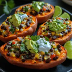 Sweet Potato Bliss Boats: A Nutritious and Delicious Plant-Based Delight