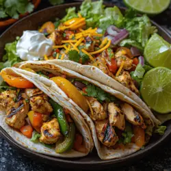 Sizzling Grilled Chicken Fajita Wraps: A Flavorful Journey