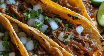 Fiery Slow-Cooked Birria Tacos: A Flavorful Journey Through Tradition
