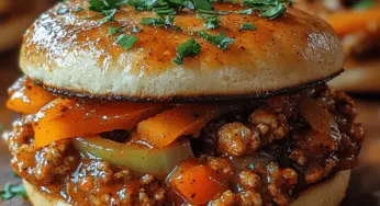 Spicy Cajun Chicken Sloppy Joes: A Bold Twist on a Classic Comfort Food