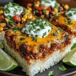 Zesty Chicken Fajita Rice Bake