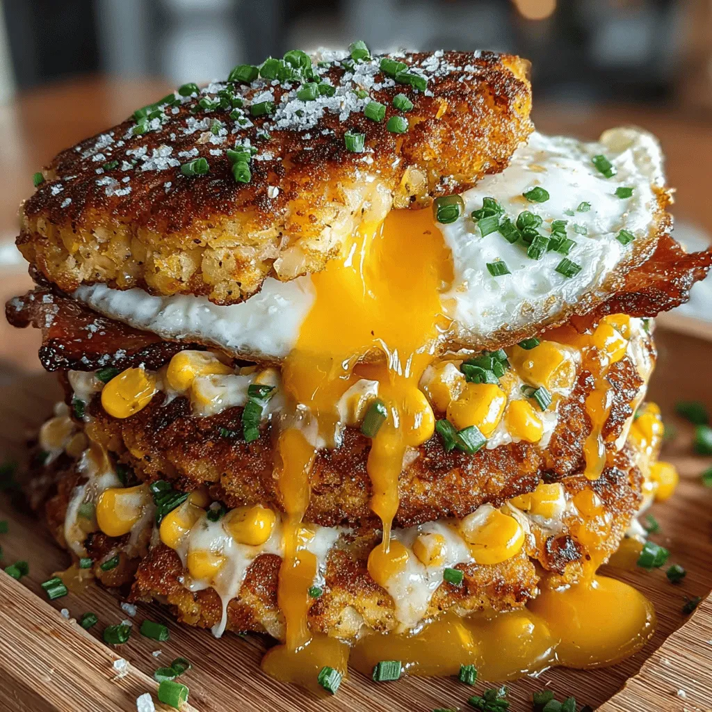 Breakfast sandwiches have become an iconic staple in morning meals around the world, celebrated for their convenience and customizable nature. As the sun rises, the enticing aroma of sizzling ingredients and toasted bread beckons hungry diners seeking a satisfying start to their day. In this culinary exploration, we introduce a unique twist on the traditional breakfast sandwich—Sweet Corn Fritter Breakfast Sandwiches. This innovative recipe places sweet corn fritters at the heart of the dish, offering a delightful combination of flavor and texture that is sure to please breakfast enthusiasts and adventurous eaters alike.