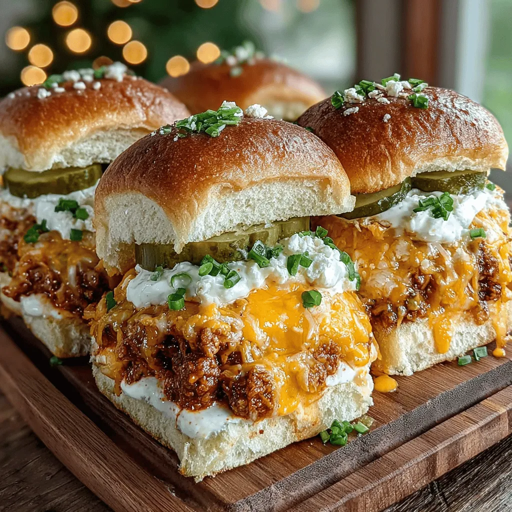 Sliders have taken the culinary world by storm, becoming a popular choice for gatherings, parties, and casual dinners alike. These bite-sized sandwiches are not only fun to eat but also incredibly versatile, allowing for endless variations that cater to different tastes and occasions. Among the myriad of slider options, Buffalo Chicken Sloppy Joe Sliders stand out as a unique and tantalizing twist on the traditional slider. This recipe combines the classic flavors of Buffalo chicken with the comforting appeal of a sloppy joe, delivering a spicy kick that is sure to please any crowd.