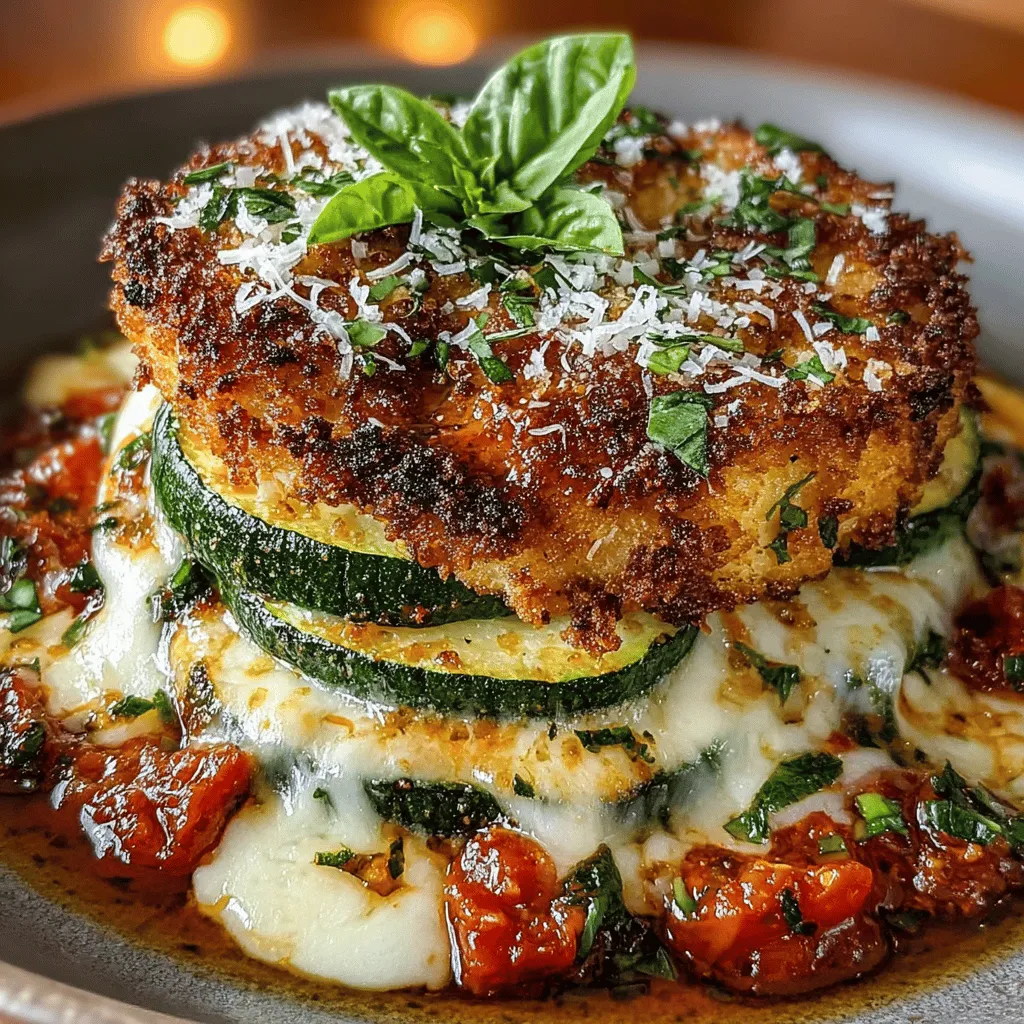 In the world of comfort food, few dishes can compete with the timeless appeal of Chicken Parmesan. However, if you're looking to make this beloved classic a little healthier without sacrificing flavor, Baked Zucchini Chicken Parmesan is the perfect solution. This dish combines tender chicken breasts with layers of fresh zucchini, marinara sauce, and melted cheese, creating a satisfying meal that’s both nutritious and delicious. Whether you’re trying to eat healthier, are a busy parent looking for a quick dinner idea, or simply want to add more vegetables to your table, this recipe checks all the boxes.