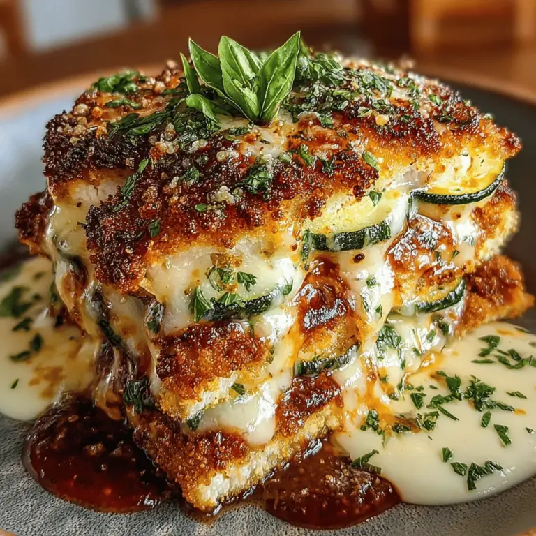 In the world of comfort food, few dishes can compete with the timeless appeal of Chicken Parmesan. However, if you're looking to make this beloved classic a little healthier without sacrificing flavor, Baked Zucchini Chicken Parmesan is the perfect solution. This dish combines tender chicken breasts with layers of fresh zucchini, marinara sauce, and melted cheese, creating a satisfying meal that’s both nutritious and delicious. Whether you’re trying to eat healthier, are a busy parent looking for a quick dinner idea, or simply want to add more vegetables to your table, this recipe checks all the boxes.