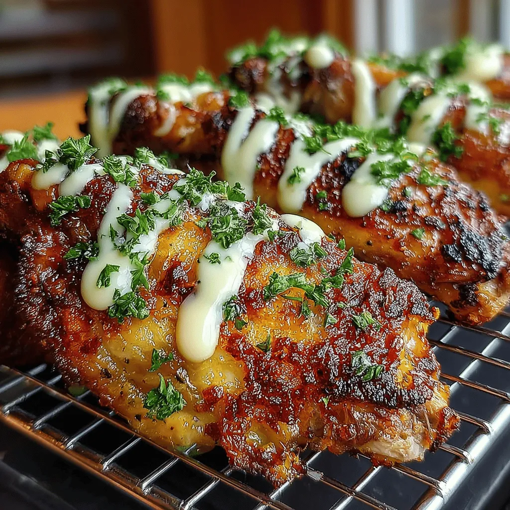 Chicken wings have long been a staple in the realm of appetizers and party foods, beloved for their versatility and satisfying flavors. Whether served as a savory snack during a game day gathering or as a centerpiece at a casual dinner party, they are a crowd-pleaser that never fails to impress. Traditionally, wings are deep-fried to achieve that coveted crispy texture, but what if you could enjoy the same delightful crunch without the excess oil and mess? Enter the Crispy Baked Ranch Chicken Wings—a dish that not only delivers on flavor but also offers a healthier cooking alternative.