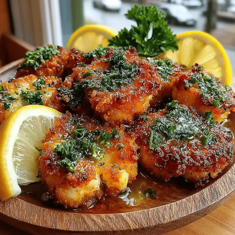 When it comes to satisfying cravings, few dishes can compete with Crispy Garlic Butter Chicken Bites. This mouthwatering recipe combines tender chicken with a rich garlic butter sauce, creating a flavor explosion that is hard to resist. Whether you're looking for an irresistible appetizer for your next gathering, a quick snack to whip up for a family dinner, or a dish that will leave your guests raving, these chicken bites are an excellent choice. The combination of crispy textures and savory flavors makes them a standout option for any occasion.