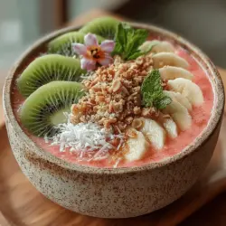 As the temperatures rise during the summer months, the craving for something light, refreshing, and nourishing intensifies. A Watermelon Chia Smoothie Bowl stands out as an ideal choice for those seeking a healthy yet satisfying meal. With its vibrant colors and delightful flavors, this smoothie bowl is not only a feast for the eyes but also a powerhouse of nutrients. The combination of juicy watermelon and nutrient-dense chia seeds creates a perfect balance of hydration and health benefits, making it a popular choice among health enthusiasts and smoothie lovers alike.