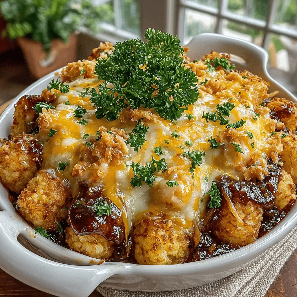 When it comes to comfort food, few dishes can rival the satisfying warmth and heartiness of a casserole. The BBQ Chicken Tater Tot Casserole is a remarkable blend of flavors and textures that has captured the hearts (and taste buds) of families everywhere. This dish combines tender, shredded chicken smothered in zesty BBQ sauce, creamy components, and a crispy layer of tater tots that creates a delightful crunch. Whether you’re feeding a hungry crowd or looking for a quick weeknight meal, this casserole is sure to please everyone at the table.