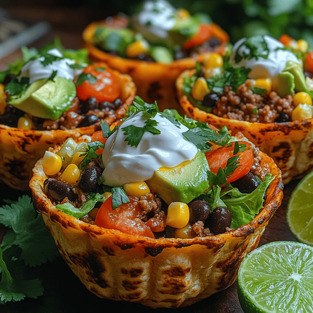 Taco salad has long been a favorite dish in many households, known for its ability to combine flavors and textures in a single bowl. However, by transforming this beloved dish into individual cups, we take the experience to a new level. Imagine serving these crispy taco salad cups at your next party or family dinner — they are not only appealing to the eye but also easy to grab and enjoy.