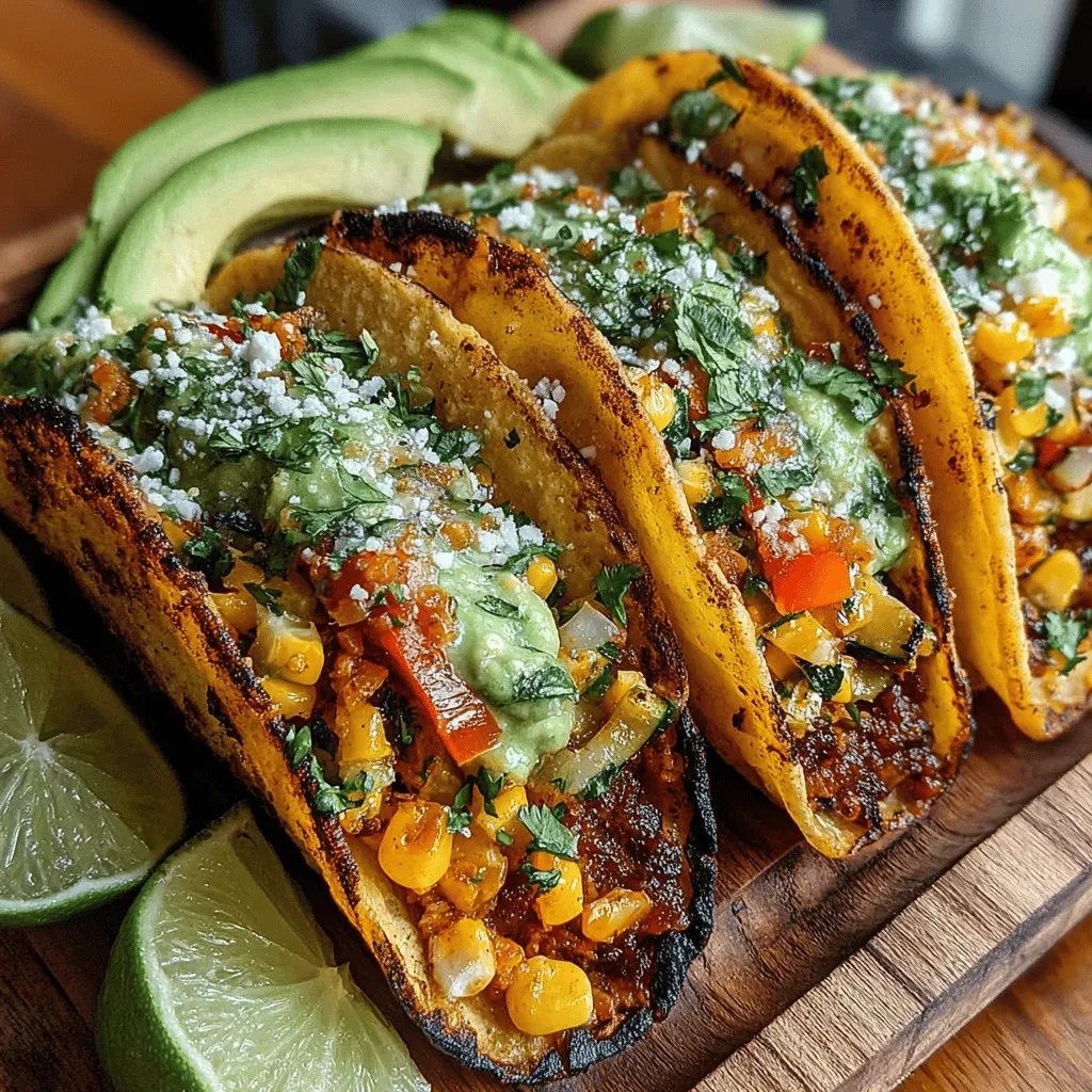One of the standout features of these Sun-Kissed Summer Corn Zucchini Tacos is the use of corn tortillas. Unlike traditional flour tortillas, corn tortillas are naturally gluten-free, making them an excellent choice for those with gluten sensitivities or celiac disease. Not only do they cater to gluten-free diets, but corn tortillas also offer a unique flavor profile that complements the freshness of the summer vegetables beautifully. Their slightly nutty taste adds depth to the tacos while providing a delightful contrast to the soft, vibrant fillings.